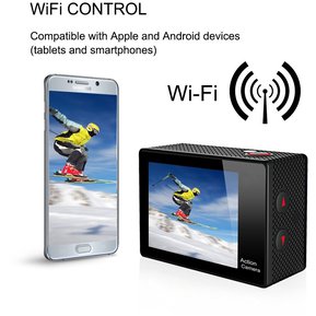 Camara Video Acción 4k Wifi Tipo Gopro Deportiva, Sumergible 30 Mts