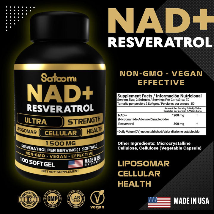 NAD RESVERATROL X 100 SOFTGELS