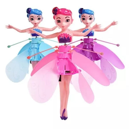 Juguete Hada Voladora Muñeca Bailarina Mágica Sensor Mano