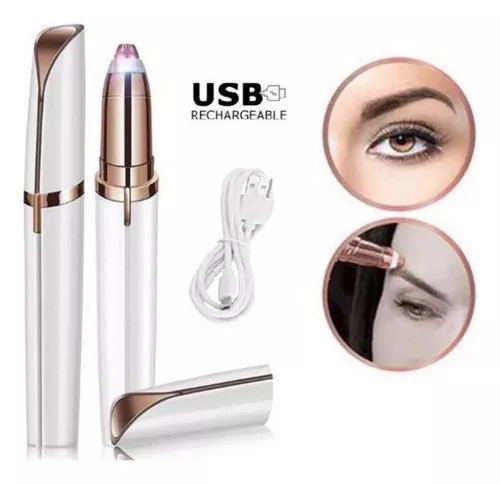 Lápiz Depilador Automático De Cejas Flawless LED USB