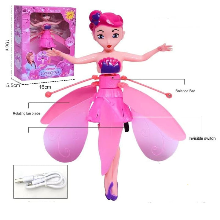 Muñeca Hada Voladora Recargable