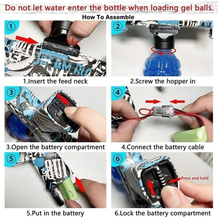 Pistola De Bolas De Gel Automática Ktm416 Orbis Hidrogel